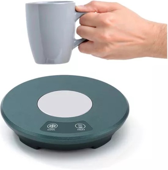 Chauffe-tasse intelligent 2 en 1 avec port USB, commande tactile