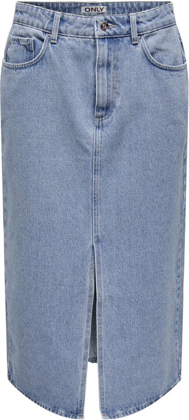 ONLY ONLBIANCA MIDI SKIRT DNM REA NOOS Dames Rok - Maat XS