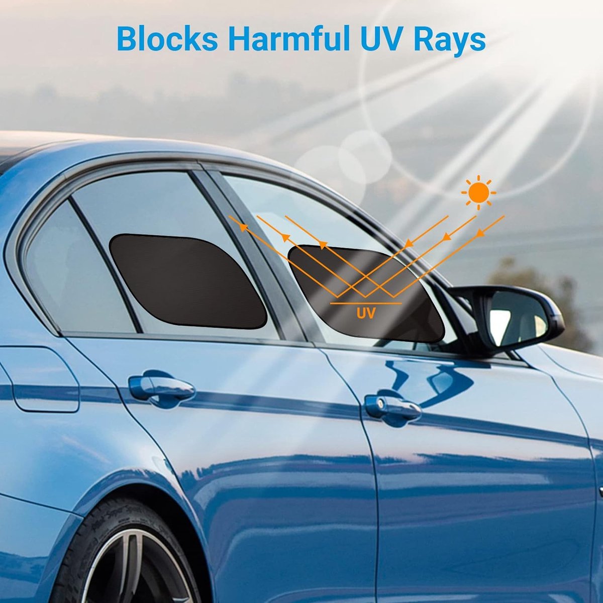 Pare-soleil De Voiture, Pare-soleil Professionnel En PVC Pour Bloquer Les  Rayons UV Pour La Protection Contre La Chaleur Du Soleil 