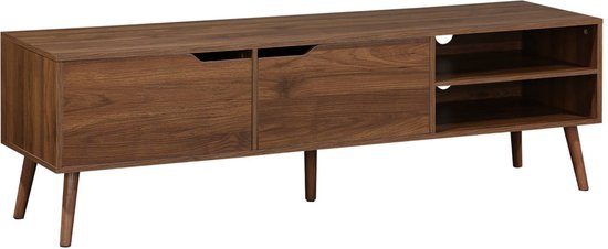sweeek - Tv-meubel, walnoot, b 160 x d 40 x h 50cm