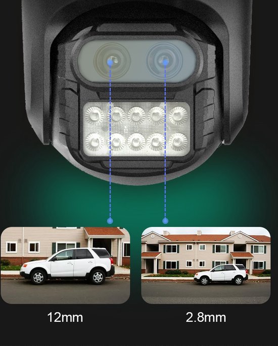 DrPhone WiView SmartCam - Smart Wifi Camera - Indoor En Outdoor Camera - Tweeweg Audio - Micro-SD Kaart Opslag - Infrarood - Zilver/Zwart van DrPhone — afbeelding 4