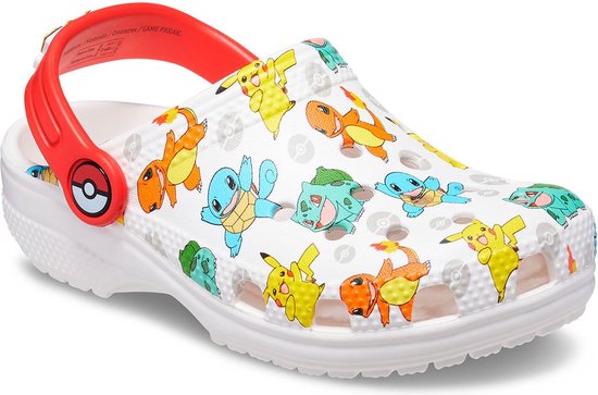 Crocs Pokemon Classic Kids Clog 207739-94S, pour un garçon, Wit, Slippers,  taille: 34/35 | bol
