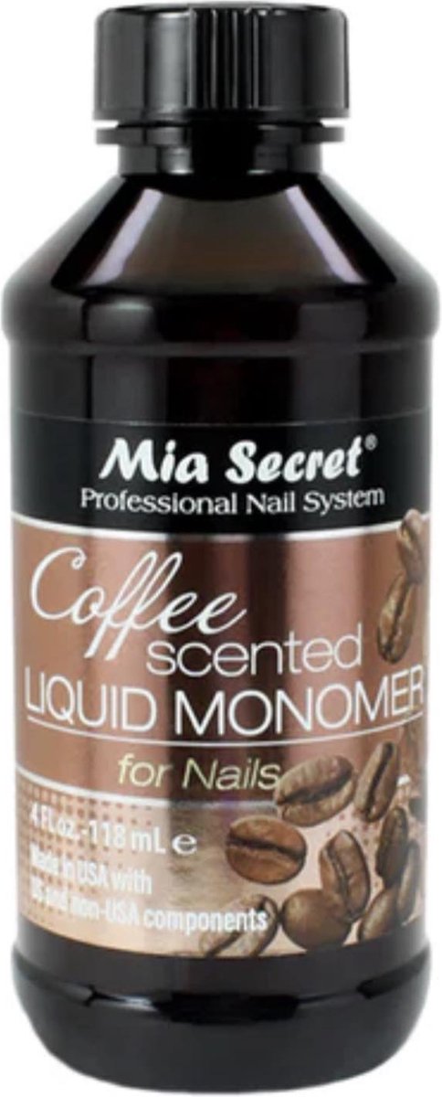 Mia Secret - Koffie Aroma Acryl vloeistof - Liquid Monomer - 118ml