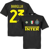 T-shirt de l'équipe Inter Barella 23 - Zwart - 5XL
