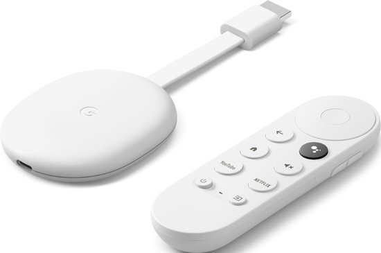 Google Chromecast met Google TV - HD - Wit - Google