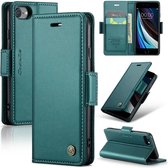 CaseMe Wallet Case met RFID Bescherming en Magneetsluiting voor iPhone 7 / 8 / SE 2020 / SE 2022 _ Groen