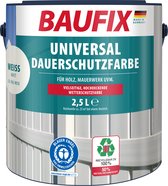 BAUFIX Universele Dekkende Tuinbeits wit 2,5 Liter