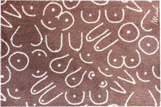 Mad About Mats - Atti - deurmat - badmat - borstjes - droogloop/touch - wasbaar - 50x75cm