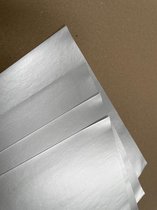 R0161.1123.A Zilver metallic zelfklevende etiketten op A4 vellen voor laserprinter