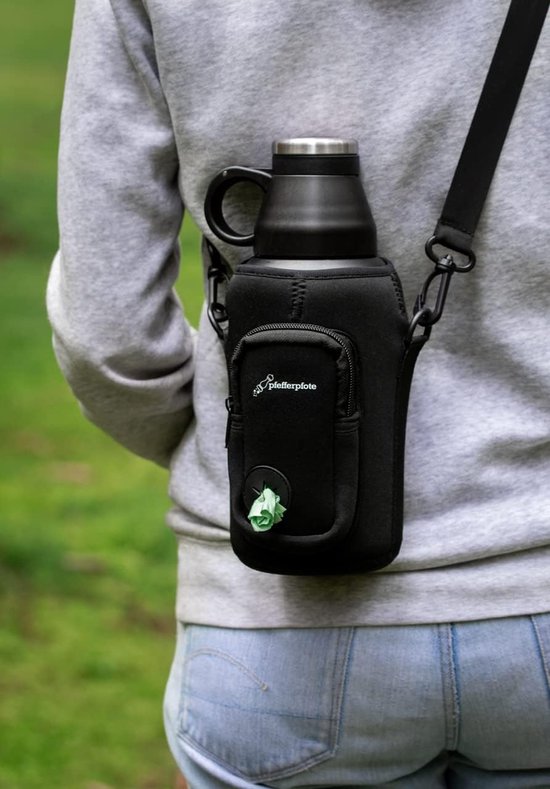 Gourde Isotherme Pour Chien 950 Ml Avec Gamelles Intégrées - Acier Inoxydable, Portable Pour Voyages Et Randonnées - 14