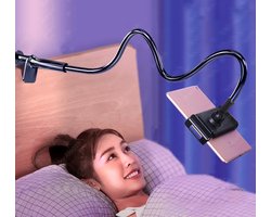 Ipad Houder Voor In Bed - Draaibare Arm - Geschikt Voor Telefoon / Ipad / Switch - Zwart
