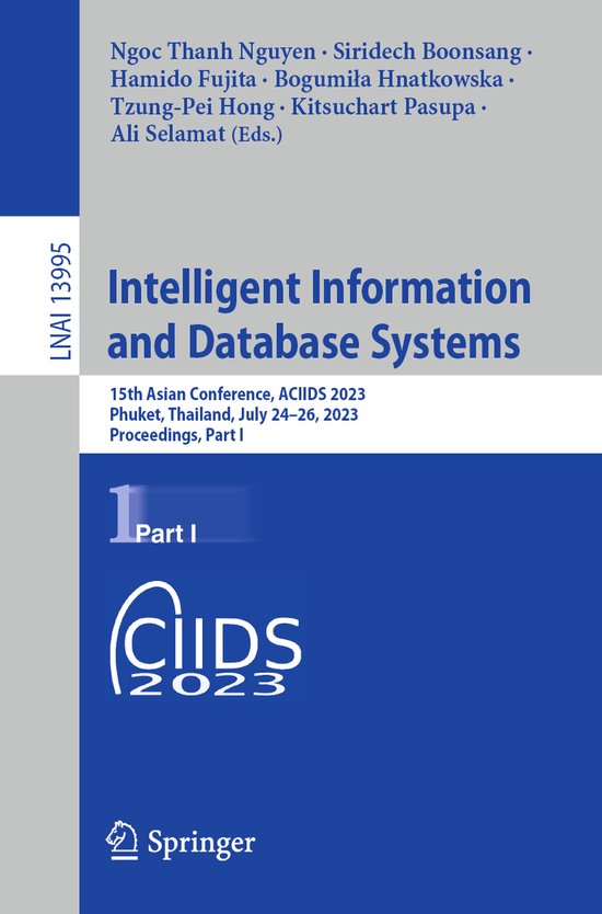 Lecture Notes in Computer Science13995- Intelligent Informat ... - cover