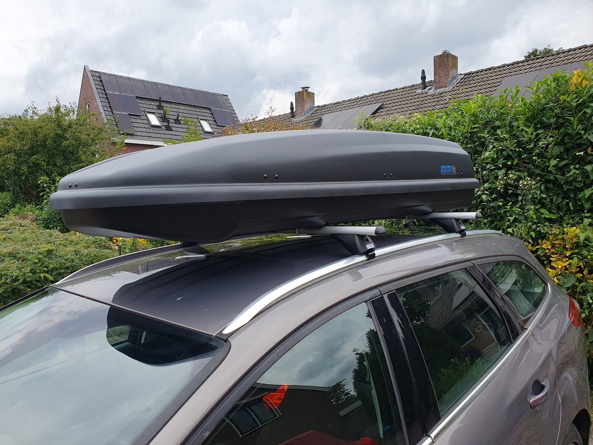 Dakkoffer 500 liter Perfect Fit travelbox Mat zwart – foto 3