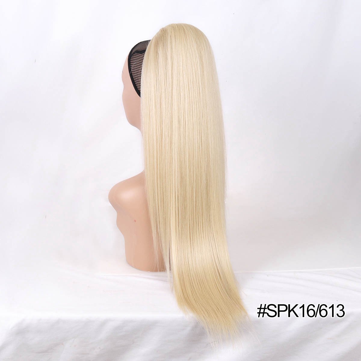 Miss Ponytails - Yaki Straight ponytail extentions - 28 inch - Blond SPK16/613 - Hair extentions - Haarverlenging- Paardenstaarten