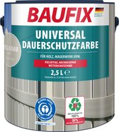 BAUFIX Universele Dekkende Tuinbeits lichtgrijs 2,5 Liter