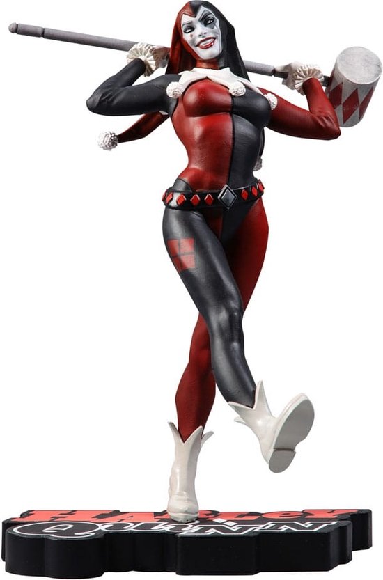DC Direct Statue Résine Harley Quinn: Rouge White & Noir (Harley Quinn par  Stjepan... | bol