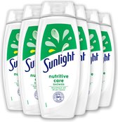 Sunlight - Savon - Gel Douche Nourrissant & Doux - Soin Nutritif - Testé dermatologiquement - avec formule pH Neutre - Pack économique 6 x 450 ml