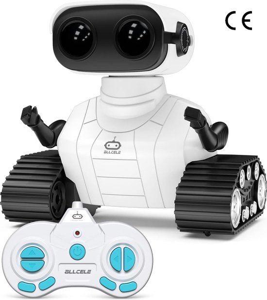 ALLCELE Jouet Pour Enfant, Chien Robot Télécommandé Programmable Et Dansant Avec Son Interactif Cadeau Pour Enfant Garcons E Amz