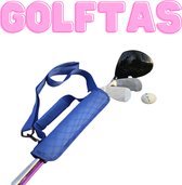 ACTIE - Compacte Golftas - Voor 3 clubs - Hoogwaardige kwaliteit - Schouderband - Driving Range - Lichtgewicht - Gemakkelijk mee te nemen - Draagtas -
