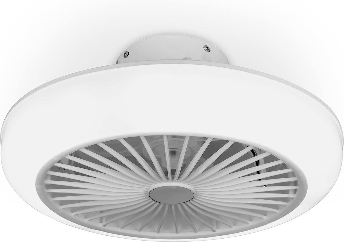 Plafondlamp, 50 cm, led-plafondventilator met verlichting, 3