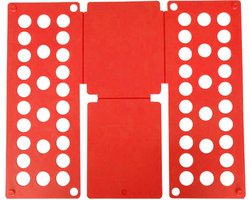 Kleding vouwplank Rood - Wasgoed vouwplank Rood- Kleding organizer - kledingvouwer - Hulp bij vouwen - Shirt, Broek,Jeans,Overhemd organizer - Kledingkast organizer - Opbergen van je Kleding netjes en simpel - Voor all je wasgoed!!