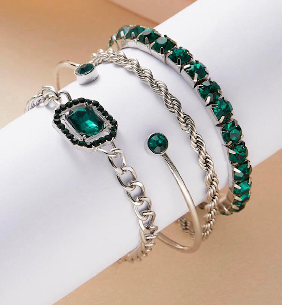 925 sterling zilveren armband Infinity Damesarmband Infinity hartarmbanden Brede glitterkristal Verstelbare armband Sieradendoos Cadeau Sterling zilveren armband Dames Vriendin Moeder