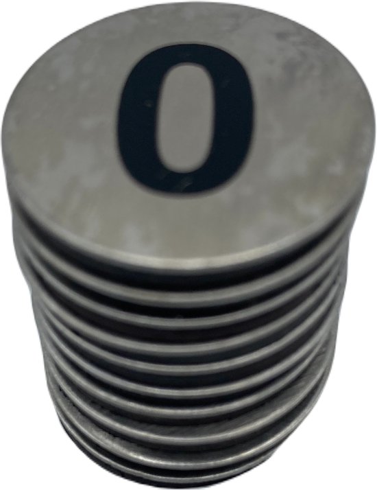 50st 1-50 Magnetische Cijfers, Magneten met Cijfers Rond Nummerkoelkastmagneten Nummermagneten voor Whiteboard Droog Uitwisbare Borden Thuis Klas Kantoor Koelkast(Diameter 2cm, Rood