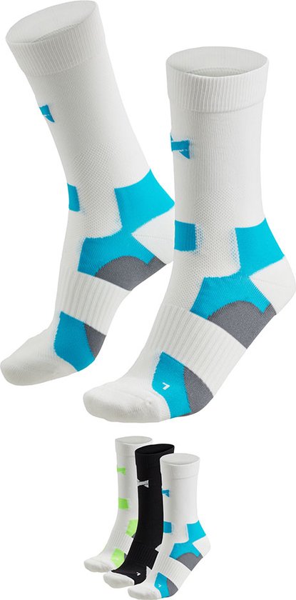 Xtreme - Chaussettes de cyclisme - Unisexe - Multi blanc - 45/47 - 3 paires - Chaussettes de cyclisme