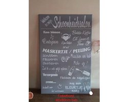 Tekstbord Schoonheidsalon Salon Specialist Nagel Tekstbord Wandbord Spreukbord Quotebord Cadeau Geschenk Verjaardag Moederdag Spreuken Spreuk Quoteborden Wand Quote Bord Muur Decoratie Hout Tekst Handgemaakt Grijs