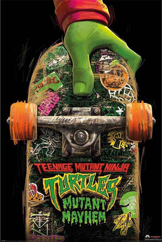 Poster Teenage Mutant Ninja Turtles Skate Board 61 x 91,5 cm