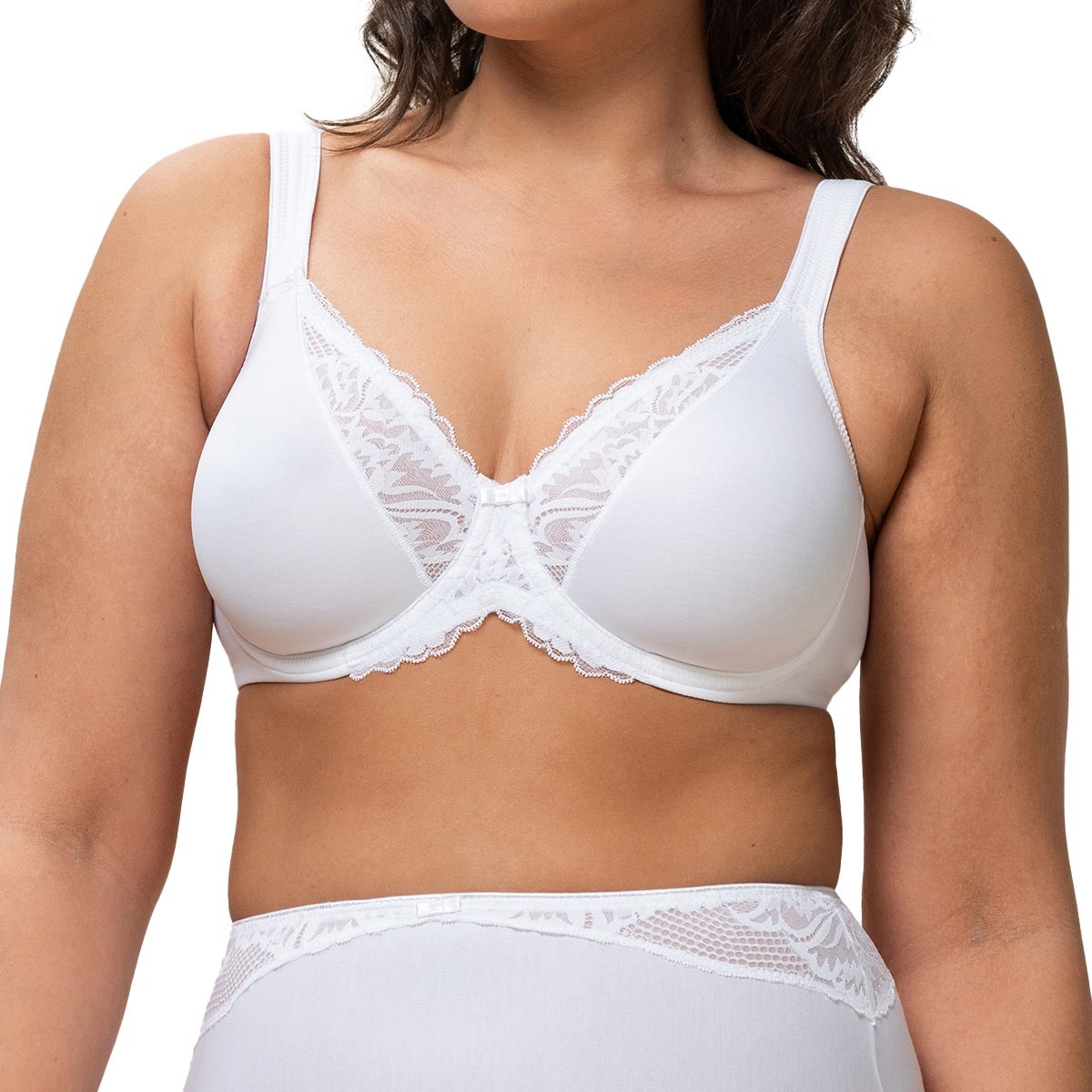 Triumph Bügel-BH Modern Lace+Cotton White
