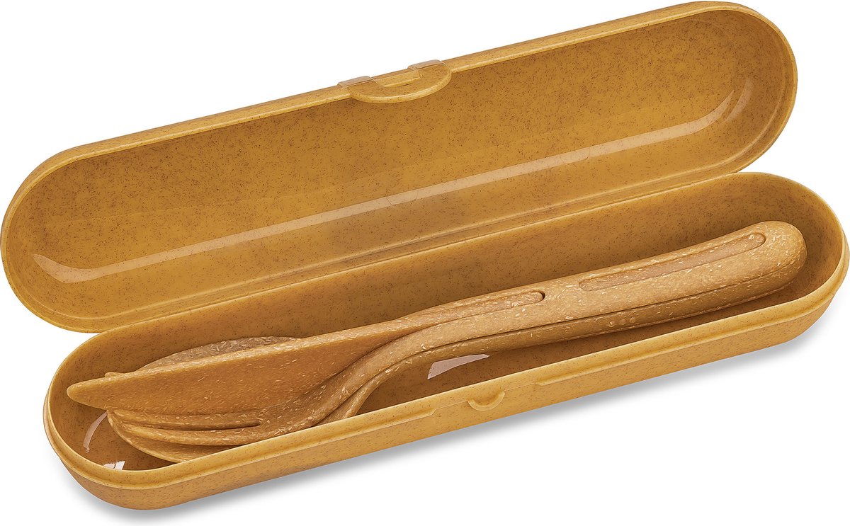 Koziol - Klikk Ready Case and Cutlery Set of 3 Pieces