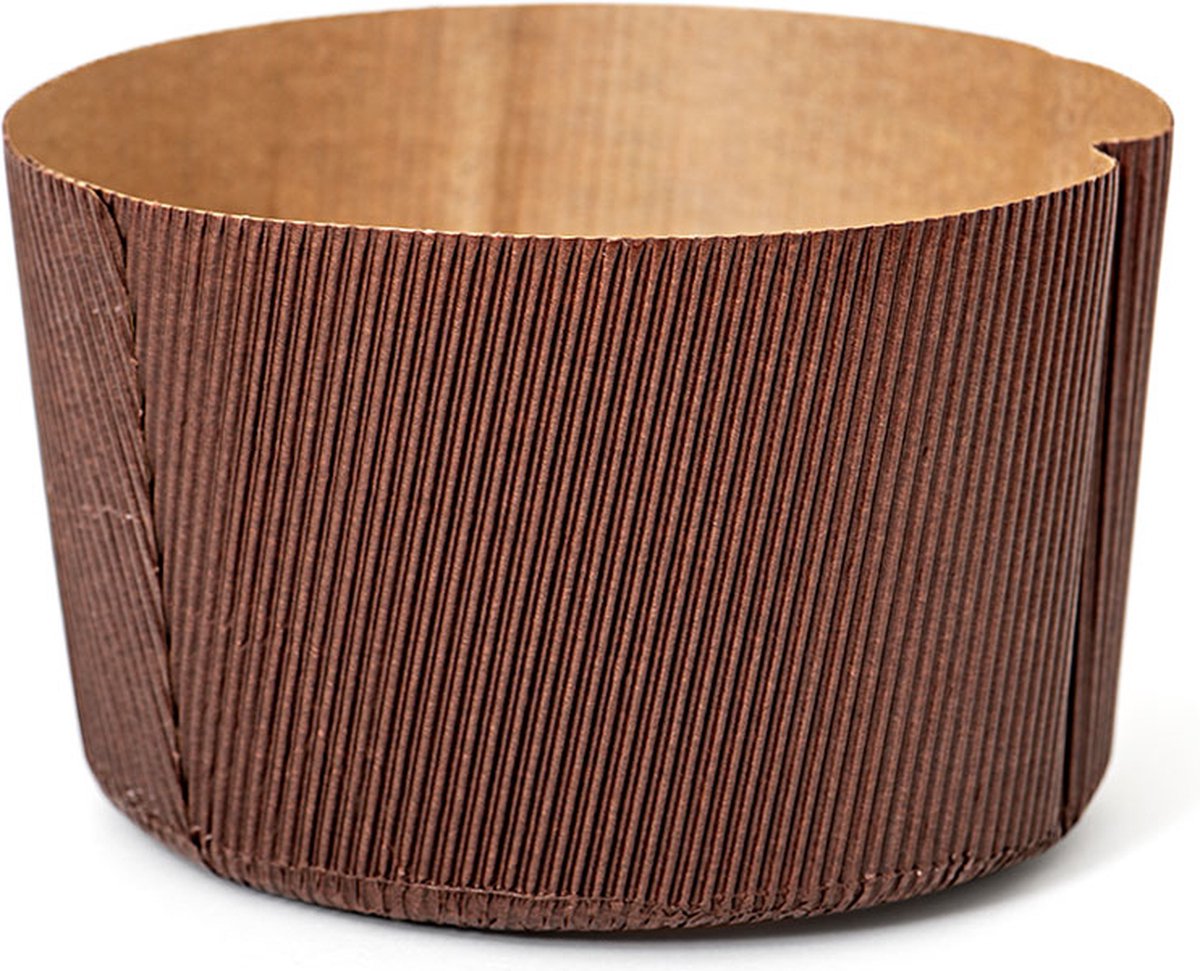 Decora 0320157, Briochevorm, Rond, 1 kg, 200 °C, Bruin, Papier