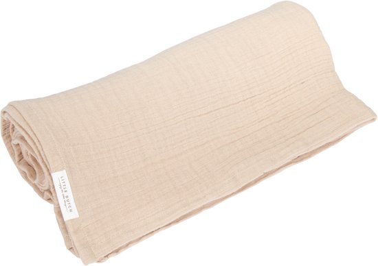 Product: Little Dutch - Swaddle doek hydrofiel 120 x 120 Beige, van het merk Little Dutch