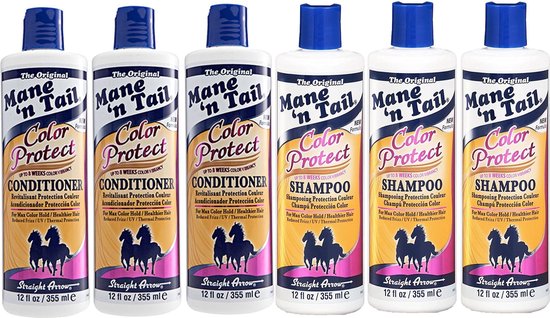 Mane n Tail - 3 x Color Protect Shampoo + 3 x Color Protect Conditioner - 6 Pak - Voordeelverpakking