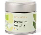 JOY of MATCHA - Thee Matcha Premium - BIOLOGIQUE - 30 tasses - Convient au matcha latte