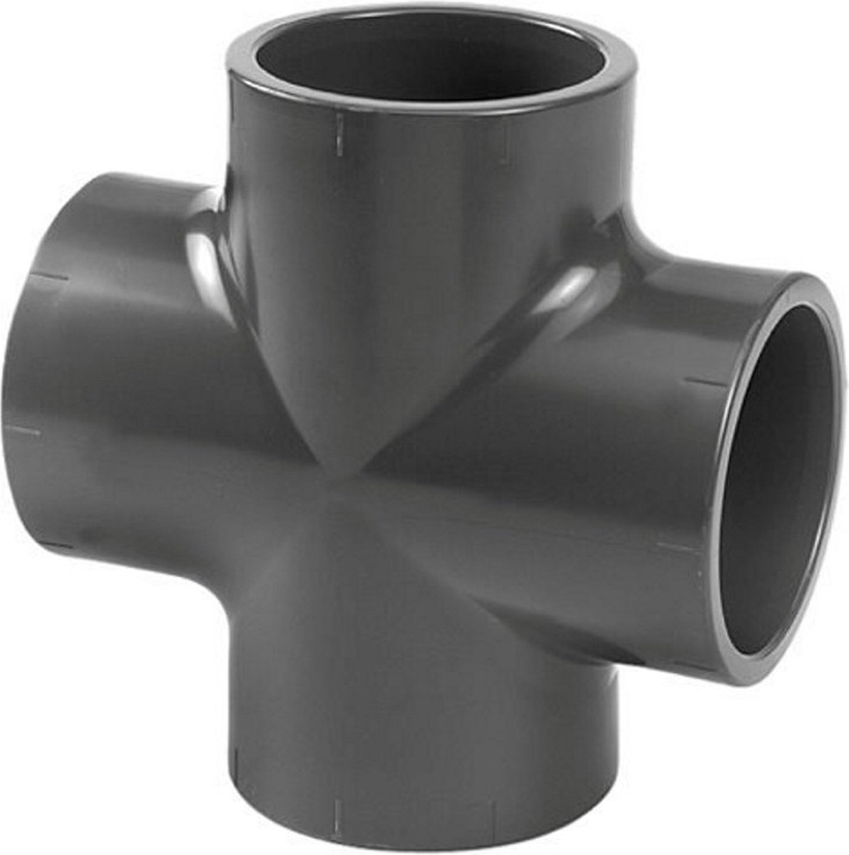 pvc kruisstuk-90 mm, 10 bar
