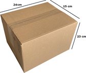 Boîtes d'expédition - 24x15x23cm ‒ karton recyclé FSC 20 cartons - carton d'expédition - boutique en ligne - Carton - Boîtes en carton - Carton - envoi - stockage - DHL - PostNL - DPD - GLS
