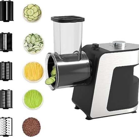 Coupe-légumes électrique - Machine à couper les légumes - Grijs | bol