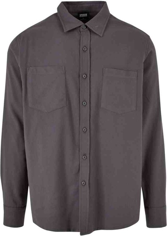 Urban Classics - Flanell Overhemd - 5XL - Grijs