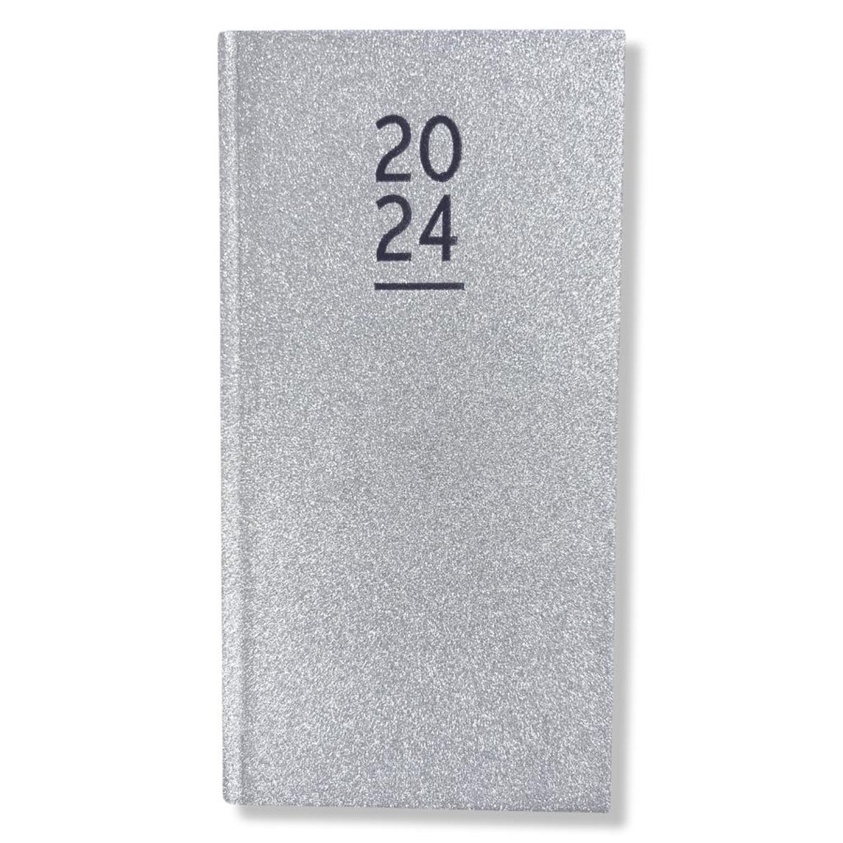 2024 Agenda - Glitter Pocket Weekagenda 7D/2P - Pocket Hardcover - 8x15,5cm