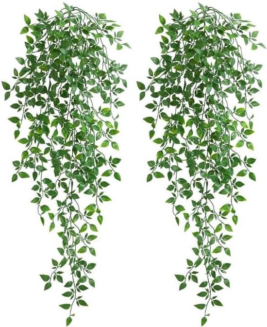 stuks kunstmatige hangplanten 95 cm kunstplant mandala kunststof planten kunstplanten groene hangplant voor muren raamplank kastdecoratie balkon muur ophangmand decoratie