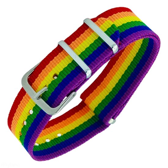 Bracelet LGBTQ drapeau arc-en-ciel pour la Pride
