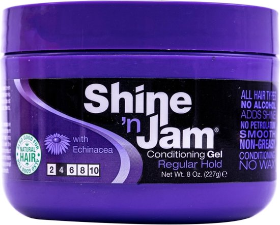 Ampro Shine’n Jam Conditioning Gel Regular Hold 8 oz