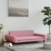 The Living Store Hondenbank Fluweel - 100 x 54 x 33 cm - Roze - Duurzaam en Comfortabel
