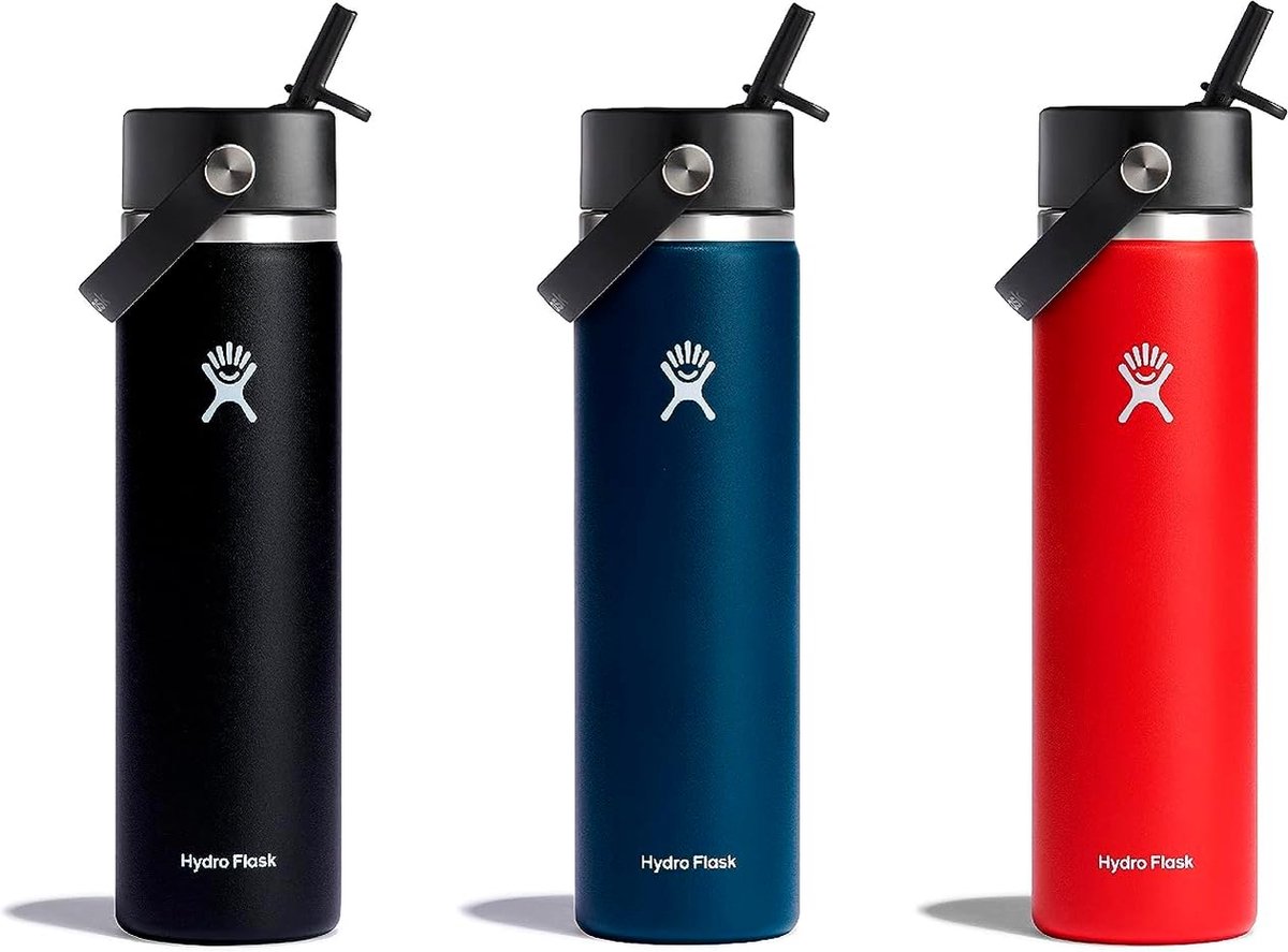 Coolflask Bouteille d'eau de 1,8 l avec poignée, carafe d'eau isotherme