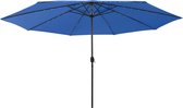 The Living Store Parasol Tuin - 400x267 cm - Azuurblauw - Polyester