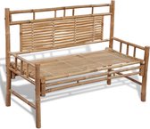 The Living Store Bamboe Sofa - Classique - Salon de jardin - 120 x 55 x 90 cm - Résistant aux intempéries