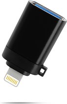 Lightning naar USB Adapter - USB 3.0 OTG Adapter naar Lightning - Staza - Geschikt voor iPhone en iPad - Data overzetten van Geheugenkaart