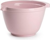 Plasticforte Beslagkom/mengkom/roerkom - 4 liter - kunststof - roze - met schenktuit